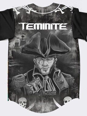 Teminite Raise Of The Black Sea Rave Baseball Jersey